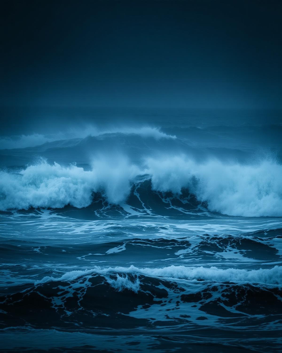 Stormy ocean